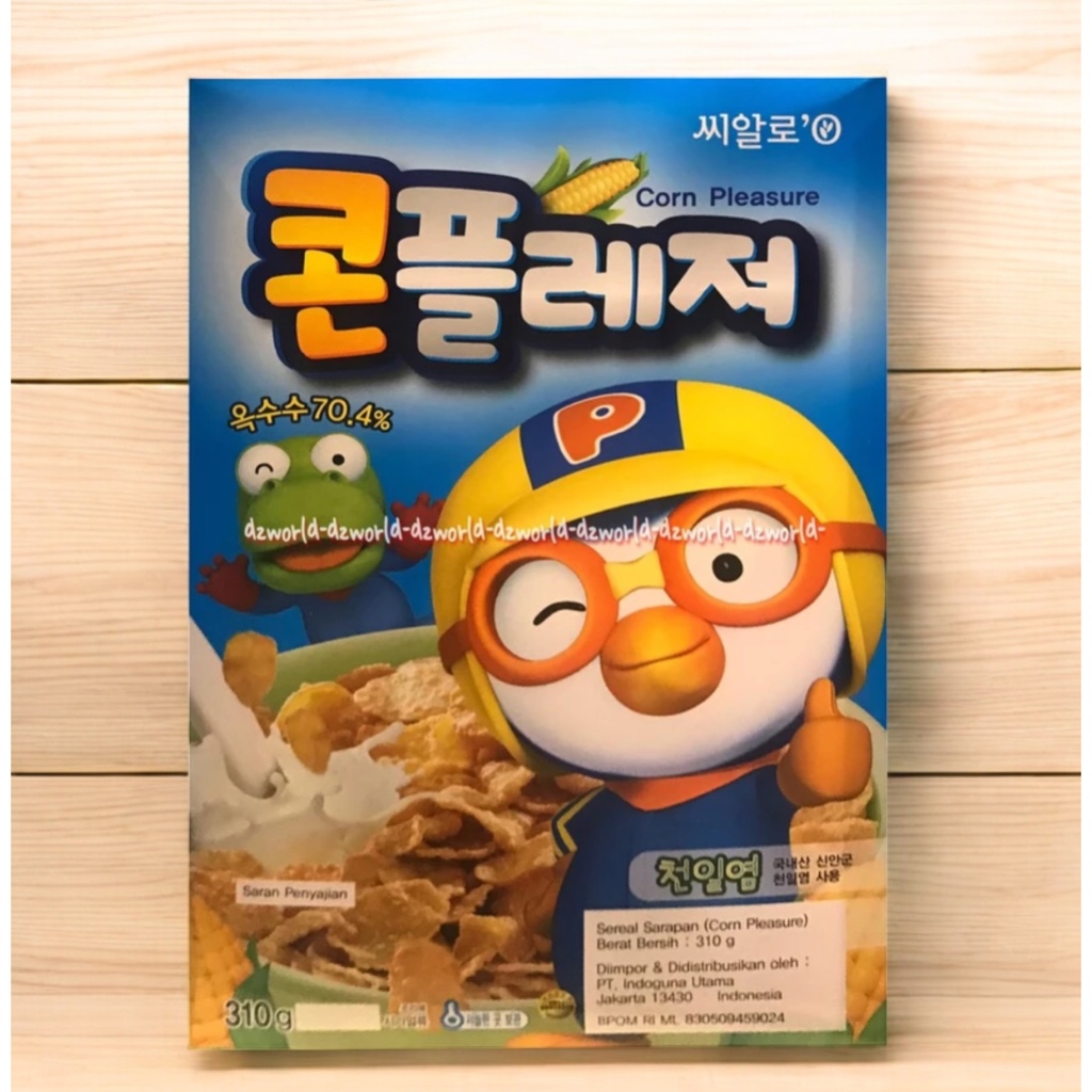 

Corn Pleasure Sereal Jagung 310gr Pororo Corn Cereal Korea Kartun Pororo