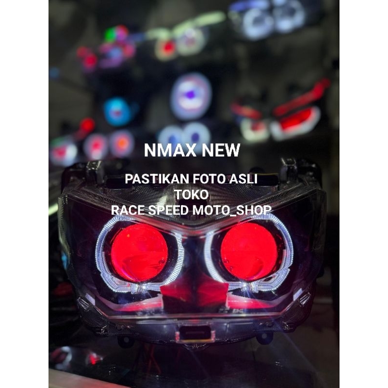 PROJIE BILED AES TURBO SE EXPERIENCE 60 WATT  2.5 INCH NMAX NEW SEPAKET REFLEKTOR ORIGINAL