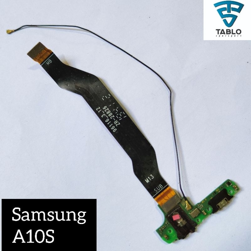 papan konektor cas flexibel antena Samsung A10S small M15 original copotan hp