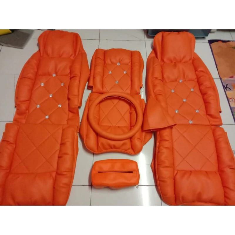 sarung jok mobil model sofa kancing  untuk Hino lohan UMPLUNG dll.