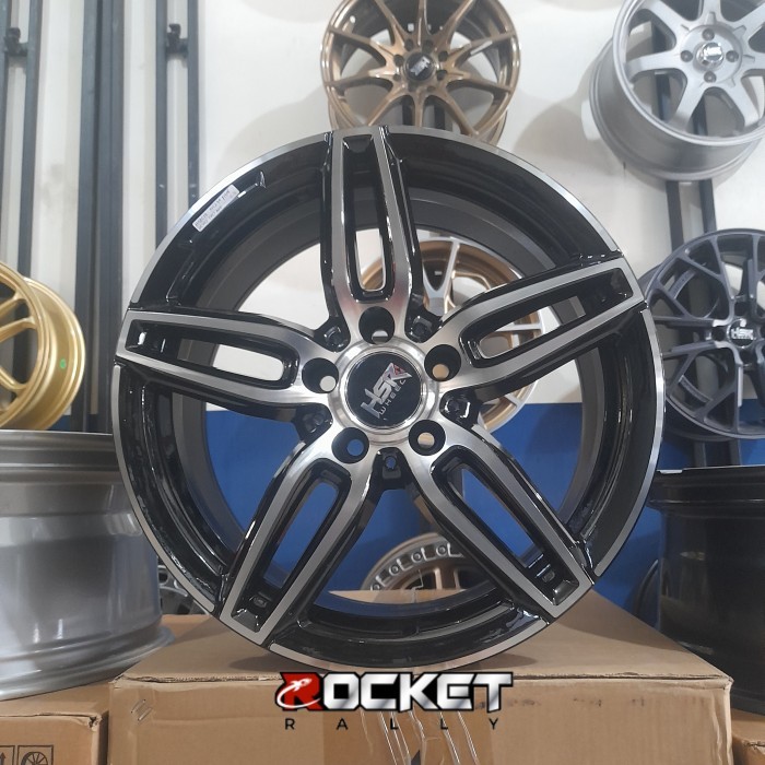 Pelek Mobil Racing Ring 17 HSR ITACHI Lubang 5X112 Lebar 8 Bisa untuk mobil BRV Innova Camry Xpander