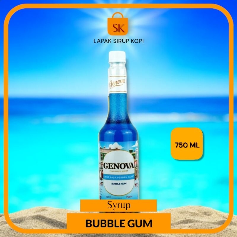 

Bubble gum syrup Genova 750ML - Sirup Genova rasa Bubble gum sirup 750ML