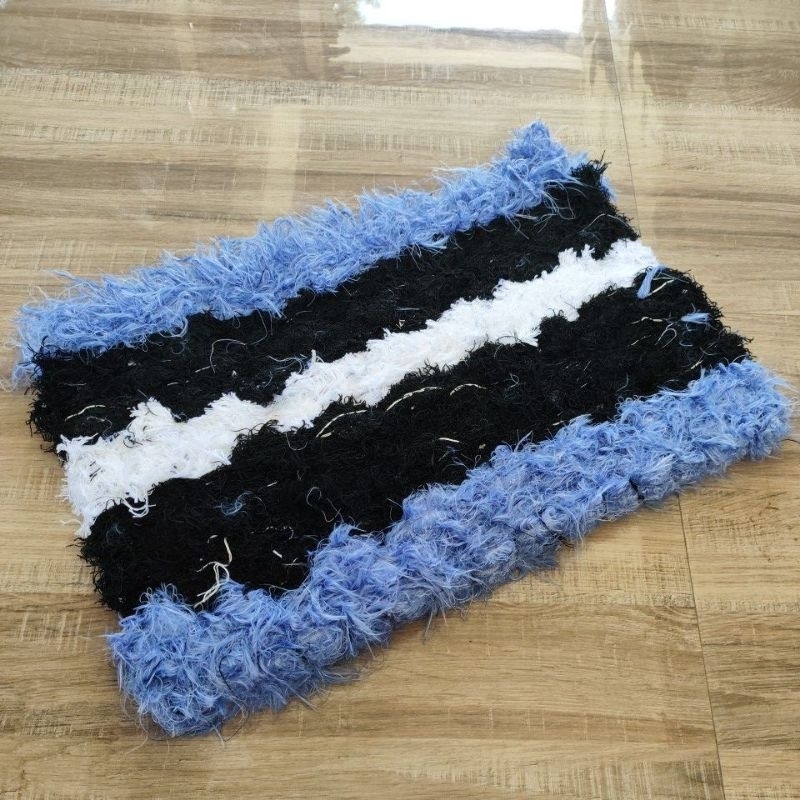 GROSIR Keset BENANG TEBAL HALUS lembut +-47x30 cm,keset murah grosir,Keset Mawar,Keset Lux