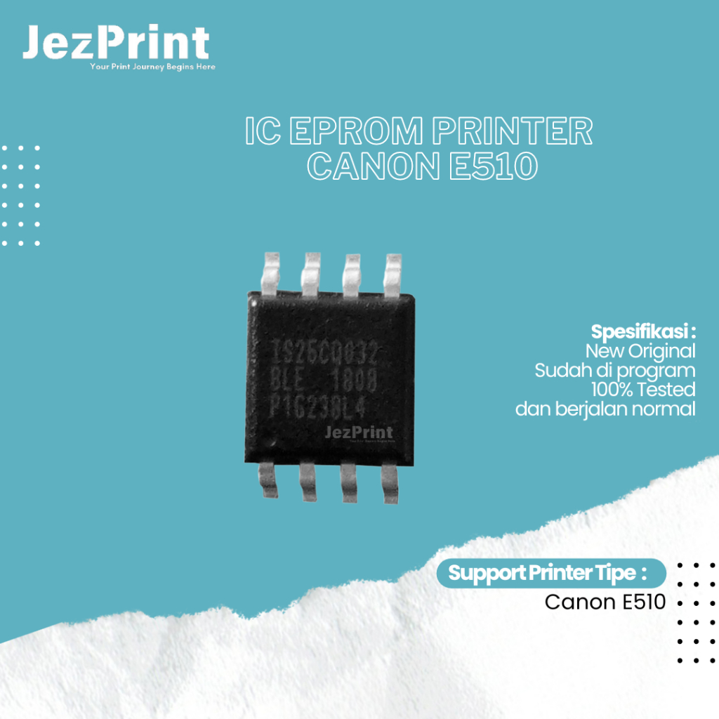IC Eprom Canon E510 95080WP, IC Eeprom E510, IC Counter E510, Resetterr E510 New