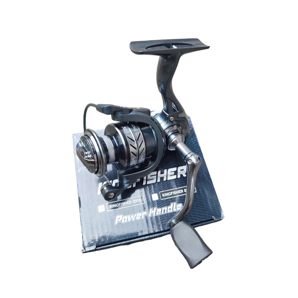 Reel Pancing orca kingfisher Power Handle kuat putaran reel halus bisa untuk galatama