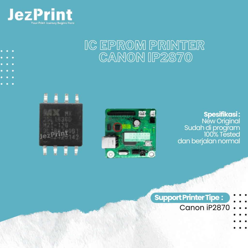 IC Eprom Canon IP2870, IC Eeprom Canon Ip2870, IC Counter 2870, Resetter Printer Canon Ip2870