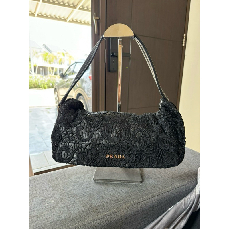 Tas Prada Brukat Ketek Preloved