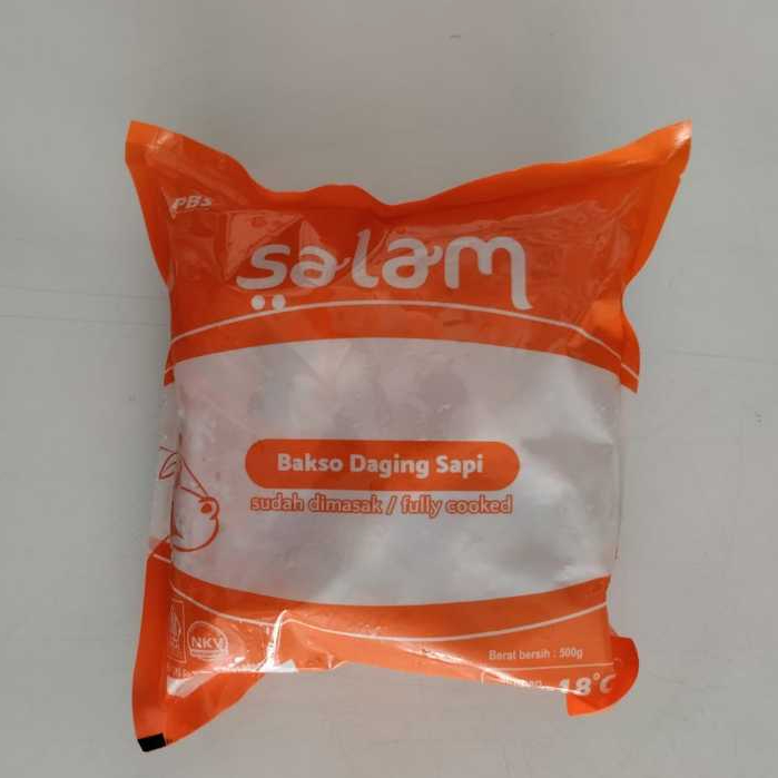 

BAKSO SALAM Daging Sapi 500gr Bakso Daging Sapi Sudah Dimasak Halal