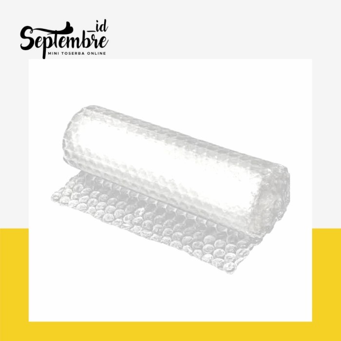 

Bubble Wrap Tambahan Agar tidak pecah