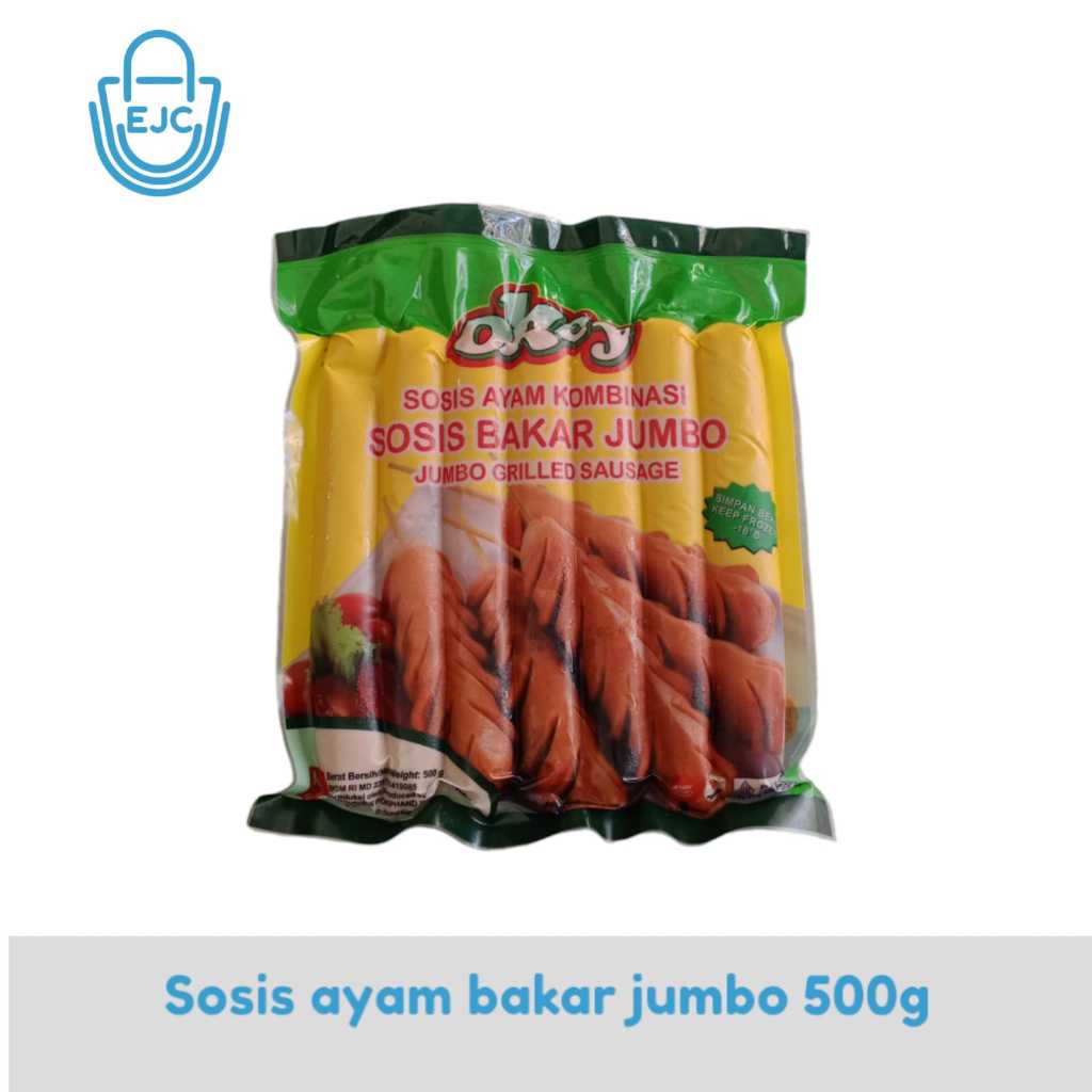 

SOSIS AYAM JUMBO SOSBAK OKEY 500GR