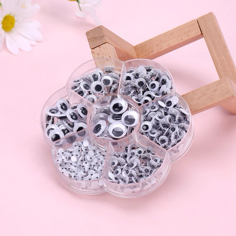 Club Rajut-  Set Mata Boneka Googly Eye Mata Boneka Gerak Lucu Amigurumi