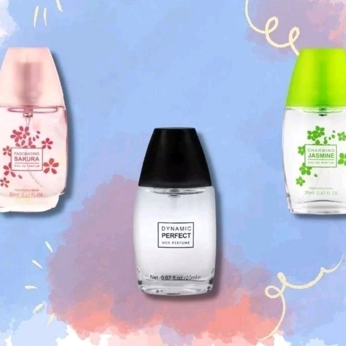 MINISO PARFUM DYNAMIC ,JASMINE , SAKURA 20ml