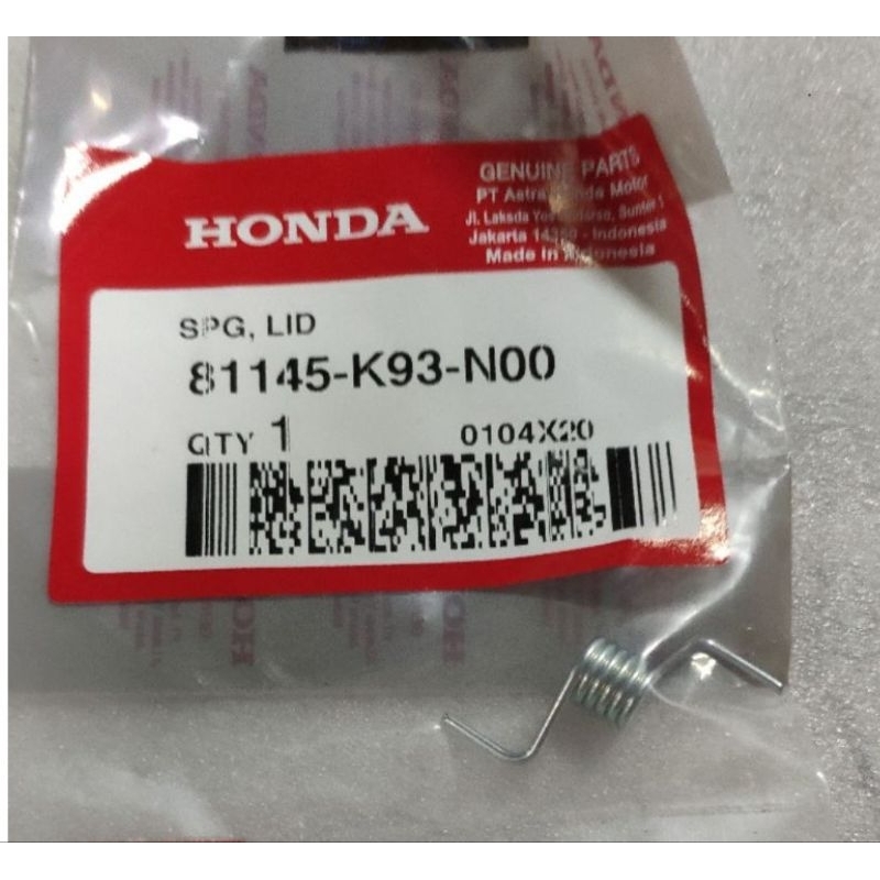 81145-K93-N00 Spring LID PER TUTUP LACI SCOOPY BAN DONAT PER TUTUP LACI K93 81145K93N00