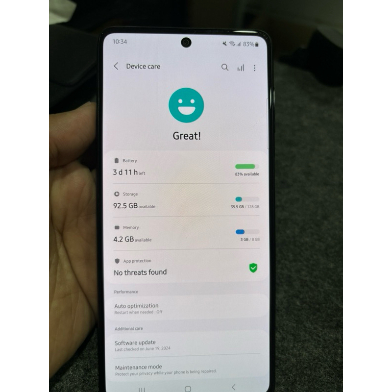 Samsung Galaxy M52 5G second