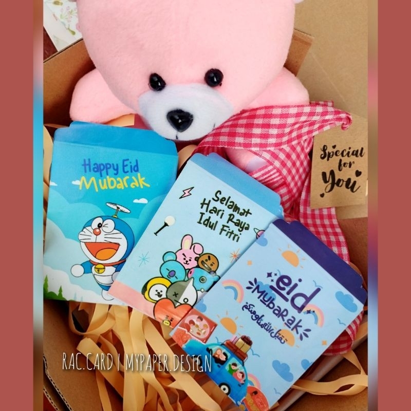 

( Jadian isi 10 pcs) Amplop Lebaran Size Mini Lucu Gemoy Murah