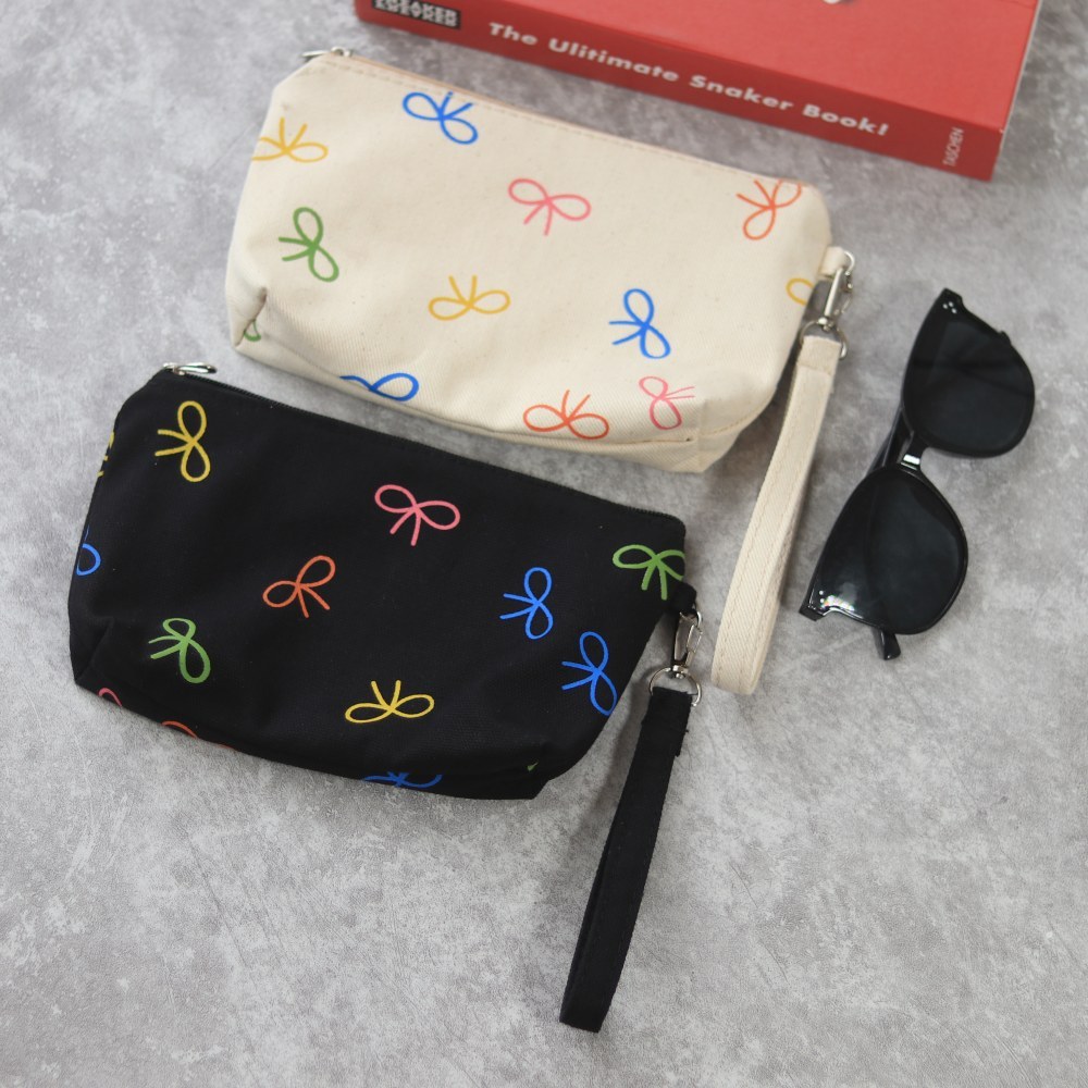 SPNB Dompet Wanita koin dan kartu kanvas Pouch Hp Kain Kanvas Zipper Resleting Aesthetic Kartu walle