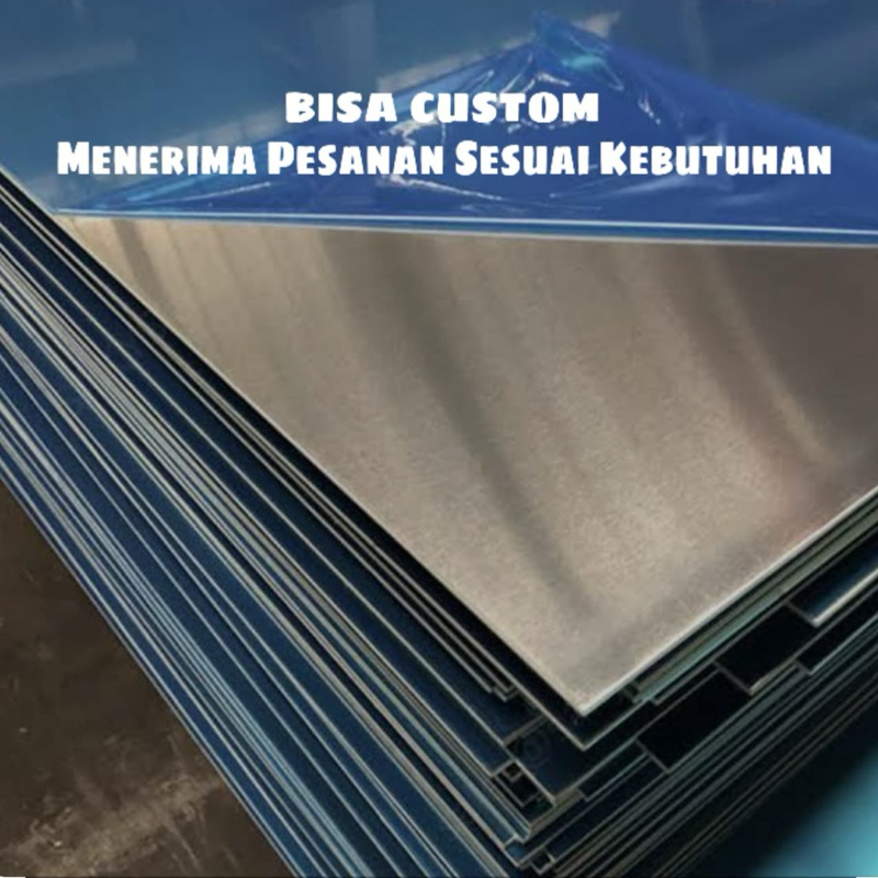 Plat Aluminium 2mm X 1000mm X 2000mm - Plat Aluminium Sheet / plat alumunium potongan  / alumunium p