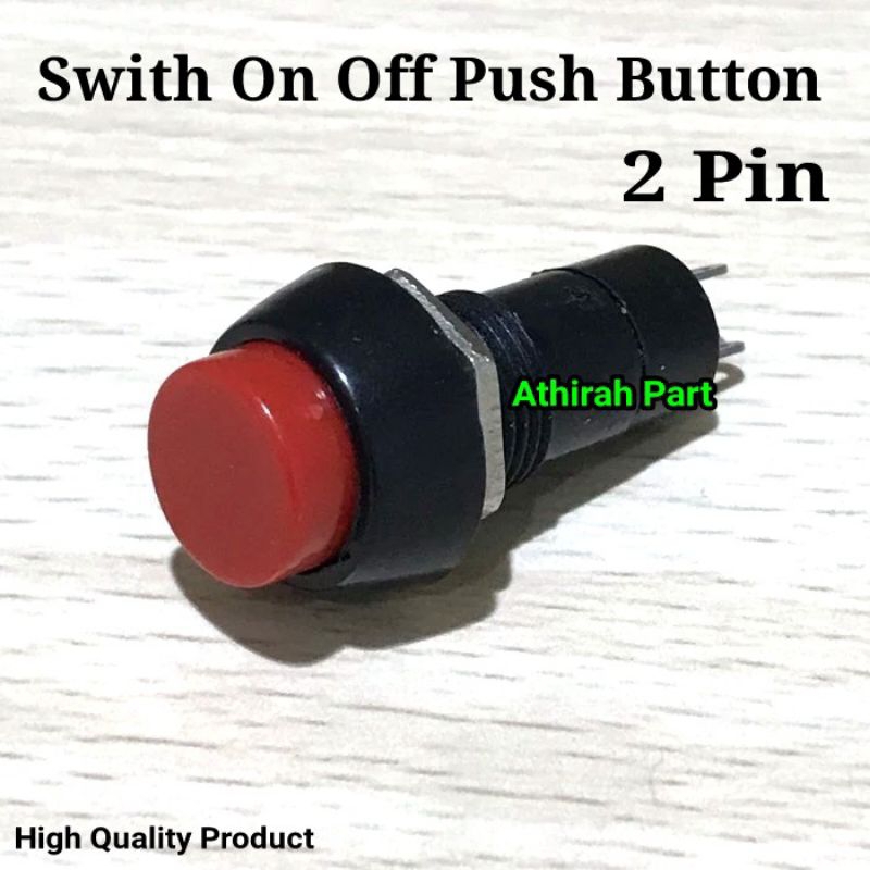 Switch On Off Push Button 2 Pin Saklar On Off Push Button