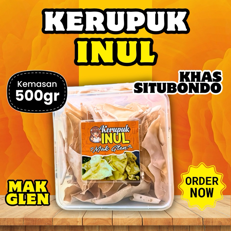 

kerupuk inul mak glen 500gr oleh oleh khas situbondo