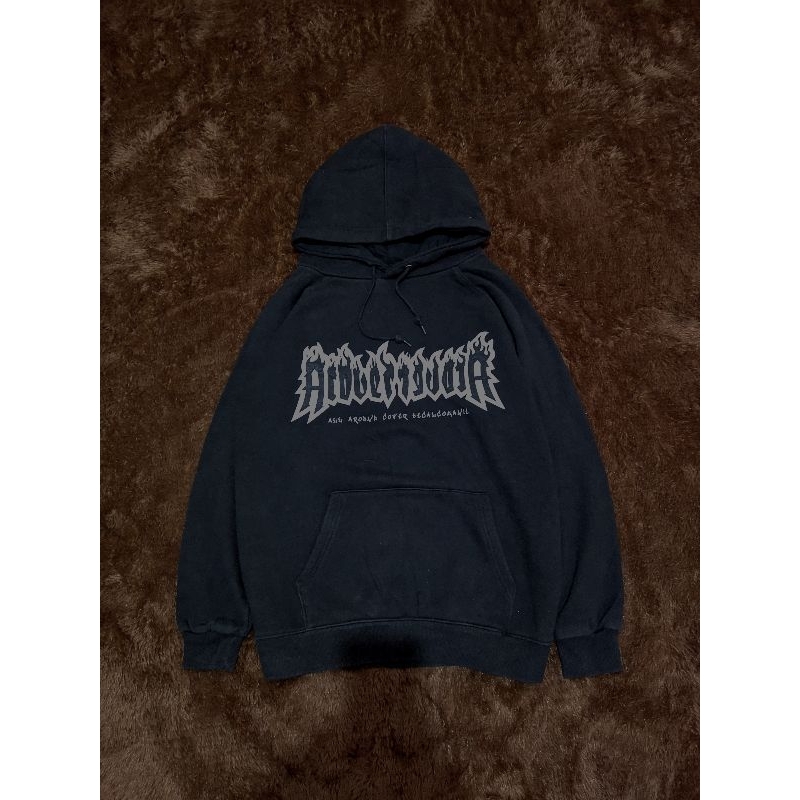Hoodie Acover hitam