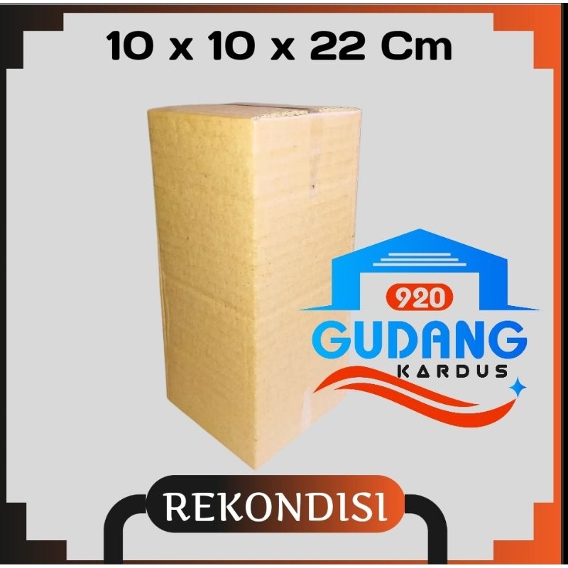 

KARDUS PACKING/KARTON/BOX UKURAN 10 x 10 x 22 Cm