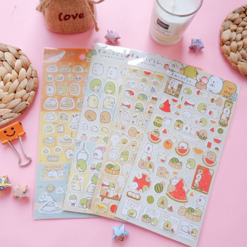 

[CRAFTIPLE] Sticker Sheet Sumikko Kiss Cut Kertas Decor