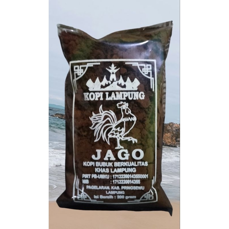 

kopi asli Lampung cap jago/kopi bubuk berkualitas/khas Lampung (1kg)