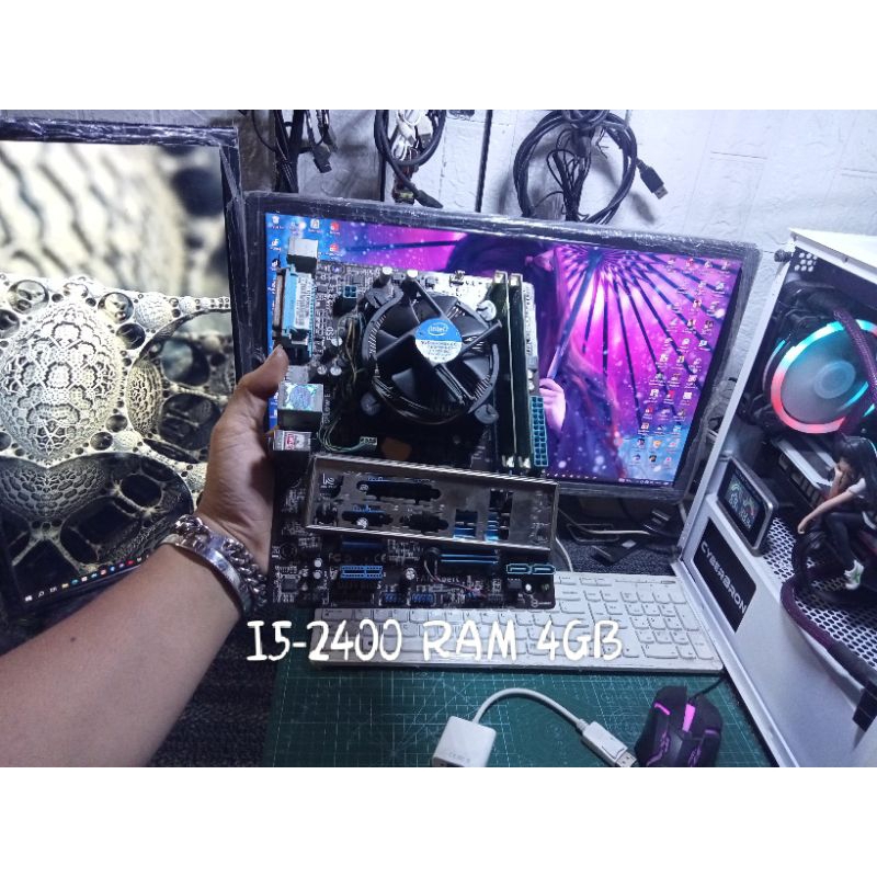 PAKET MOTHERBOARD H61 CORE I5 2400