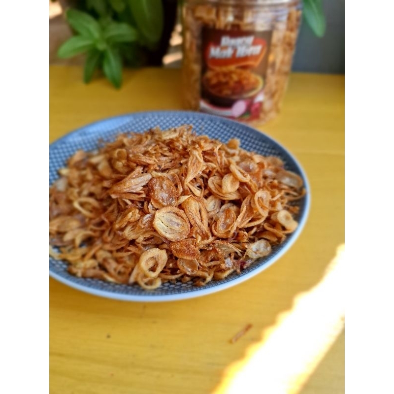

Bawang Goreng Asli Tanpa Campuran Tepung 100gram