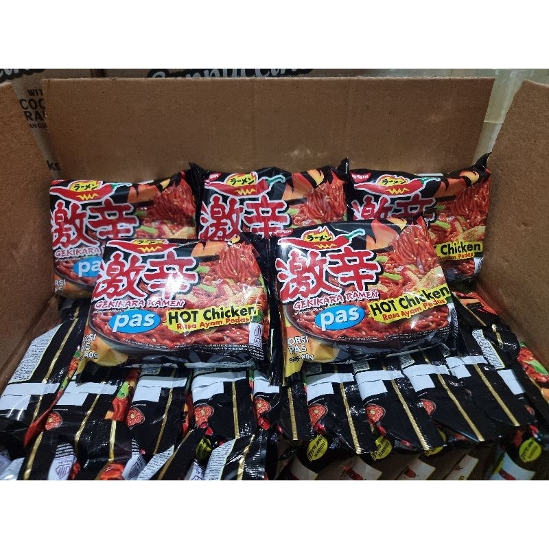 

NISSIN GEKIKARA RAMEN PAS RASA HOT CHICKEN ( SATU KARTON ISI 30 BUNGKUS )