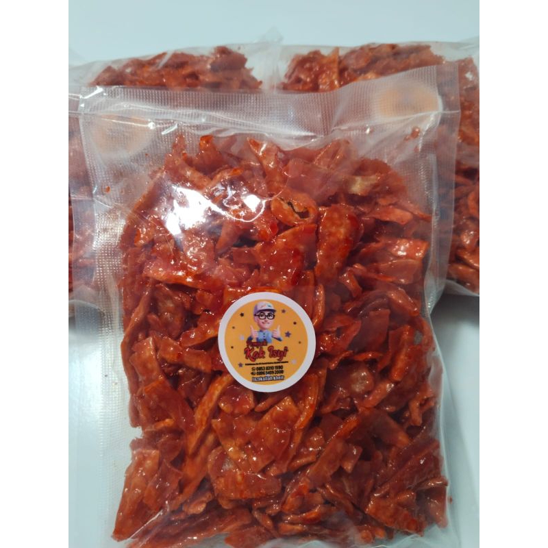 

Keripik singkong Balado pedas manis 500gr