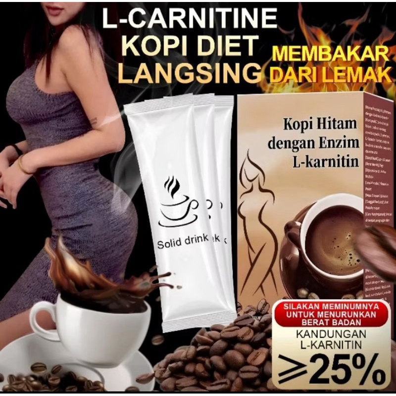 

( 1 BOX ) KOPI HITAM L KARNITIN | KOPI DIET | KOPI HITAM DENGAN ENZIM L KARNITIN / KOPI DIET / KOPI PELANGSING BADAN PENGHANCUR LEMAK / BLOOM COFFEE COLLAGEN