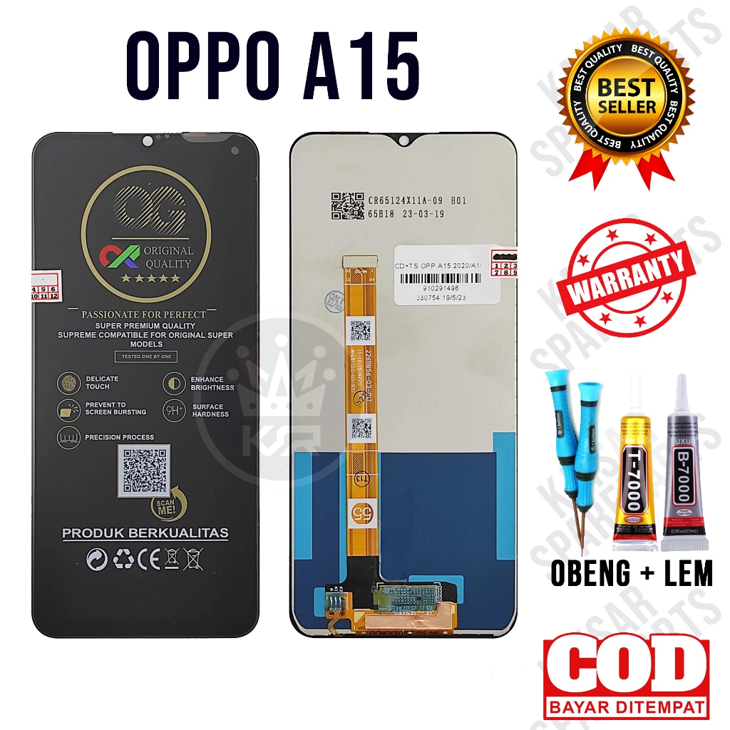 Lcd Touchscreen Oppo A15 Original Fullset Lcd Oppo A15 OEM Quality
