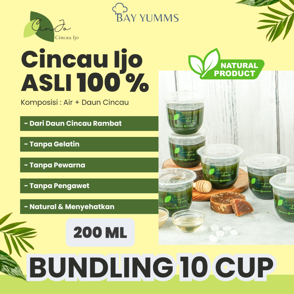 

Cincau Hijau 200ml Bundling 10 cup Hampers Bingkisan