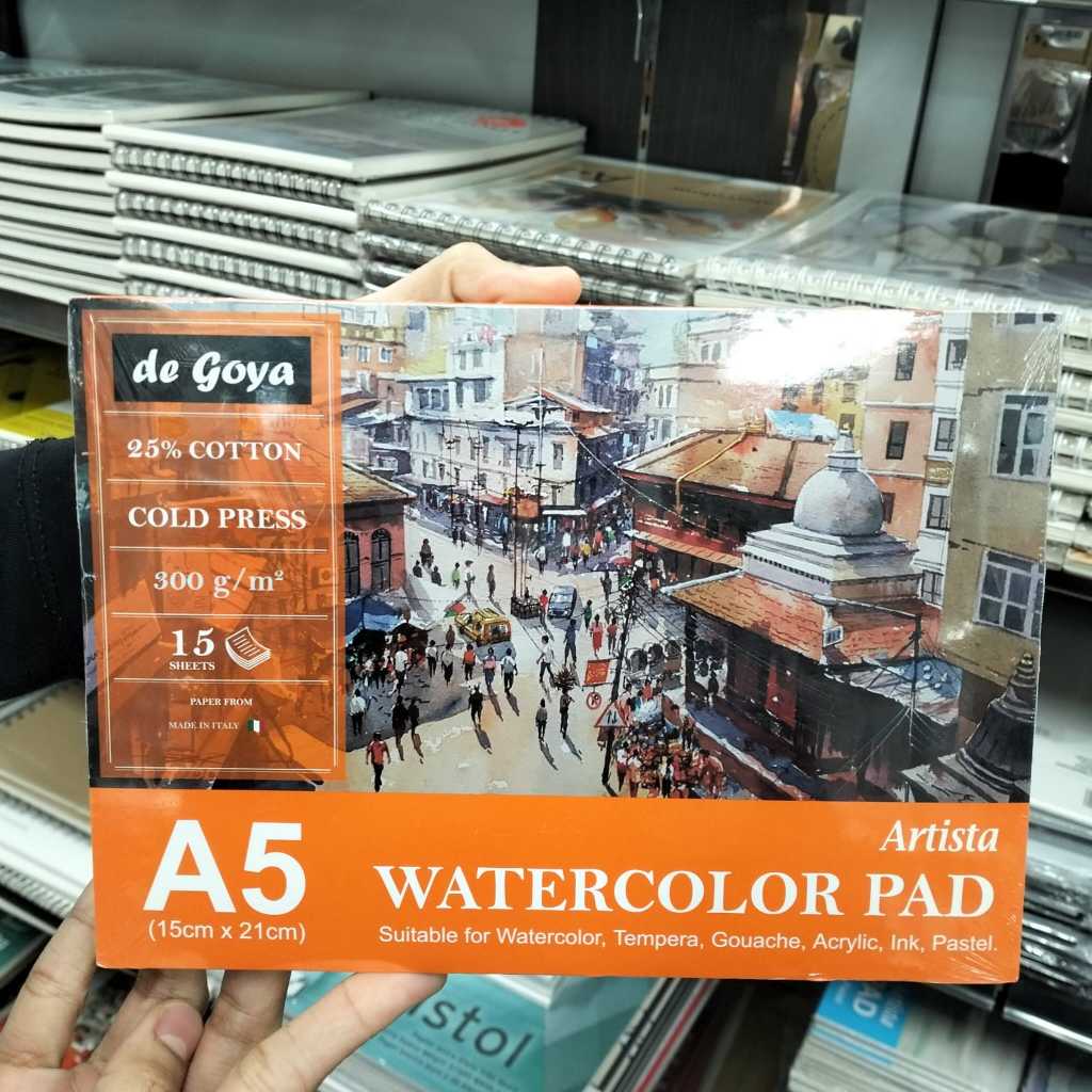 

Gramedia - PRM ART-DE GOYA W/PAD A5 CP 300G; 25%COTTON B00500193