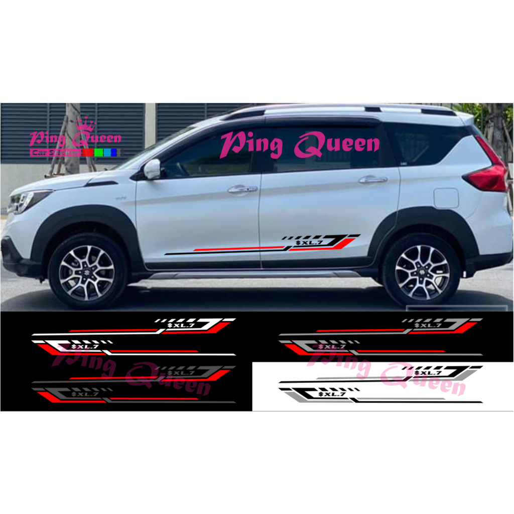 STICKER MOBIL HONDA XL7 STICKER STRIPING VARIASI MOBIL XL7