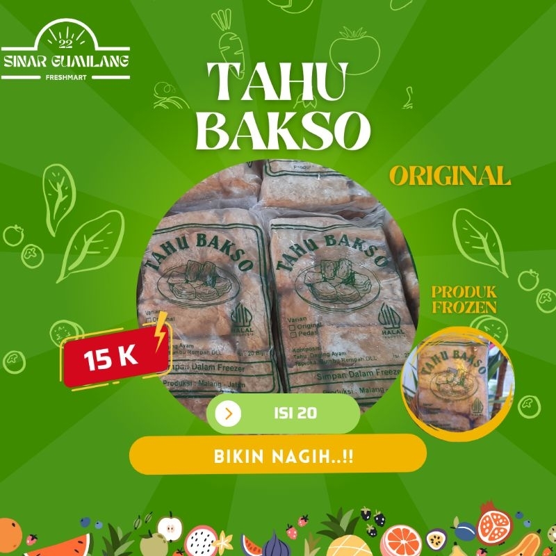 

Tahu bakso original/Tahu bakso isi 20