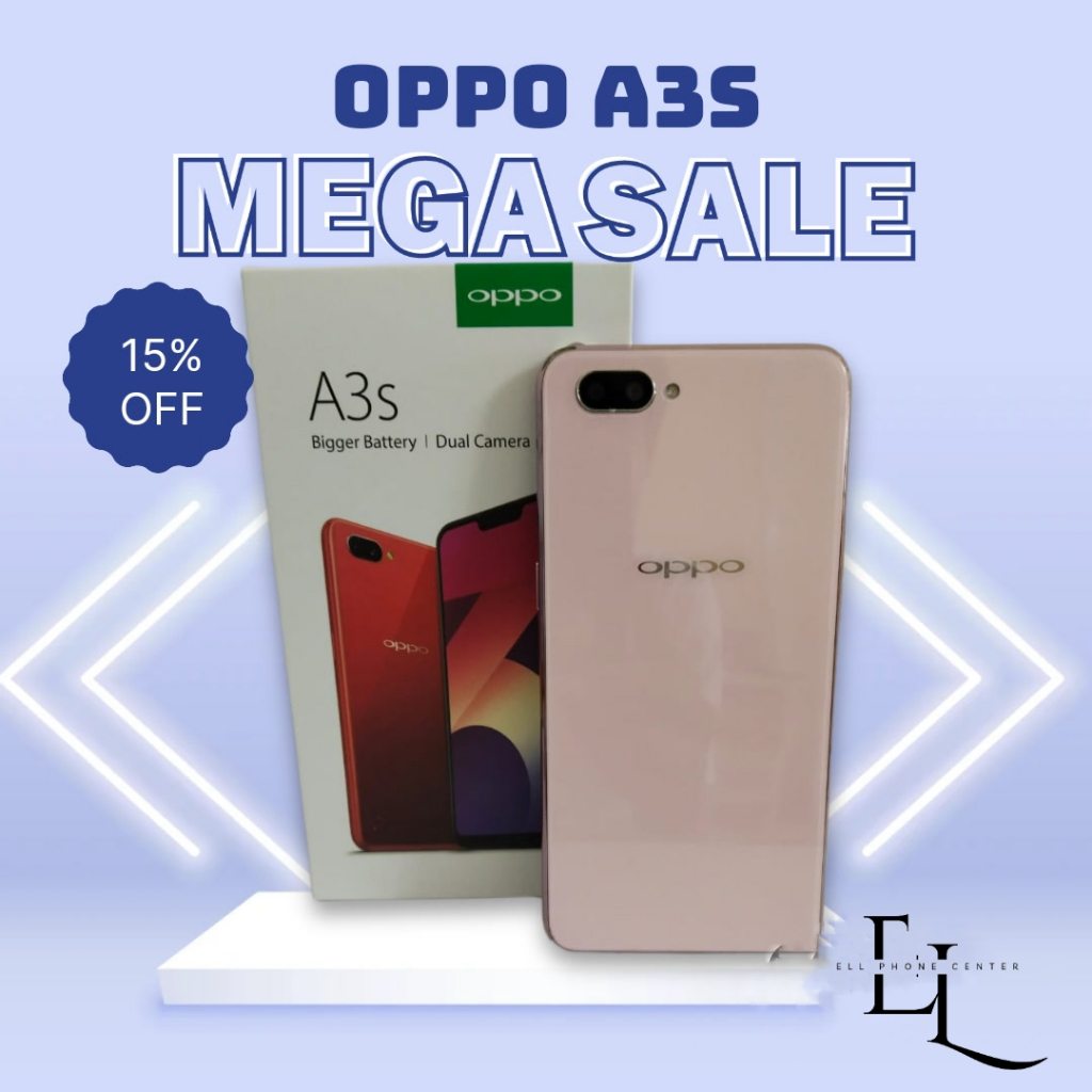 HANDPHONE OPPO A3S RAM 6/128 GB TERBARU GARANSI 1 TAHUN