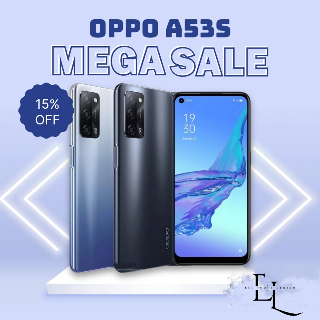 HP OPPO A53S RAM 8/258 GB TERBARU GARANSI 1 TAHUN /HANDPHONE MURAH OPPO A53S TERBARU