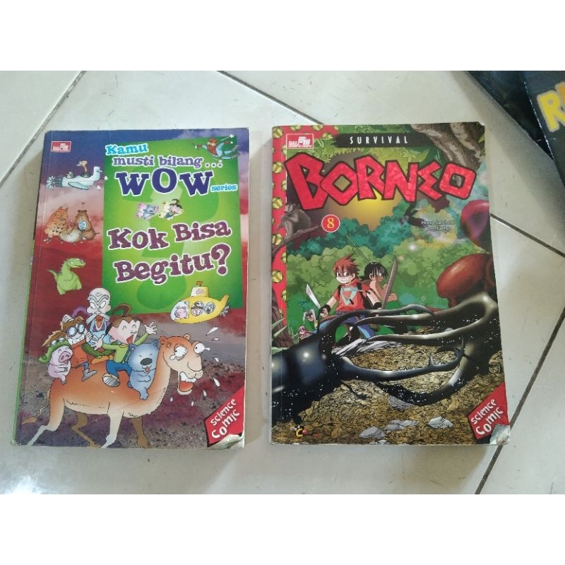 buku wow series dan Borneo