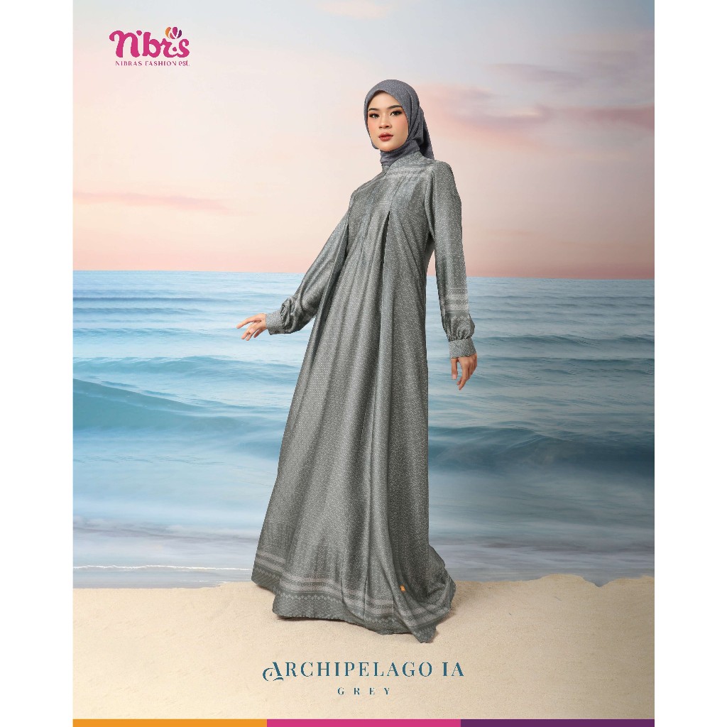 GAMIS NIBRAS ARCHIPELAGO IA  GREY NEW ARRIVAL / NIBRAS ARCHIPELAGO IA / NIBRAS NEW COLLECTION / GAMI