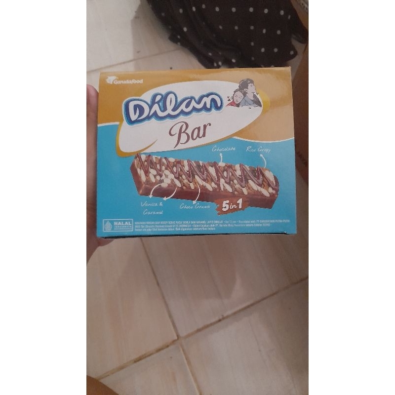 

Dilan Bar 5in1 Cokelat Krispi Karamel ( Isi 12pcs, kemasan Box )