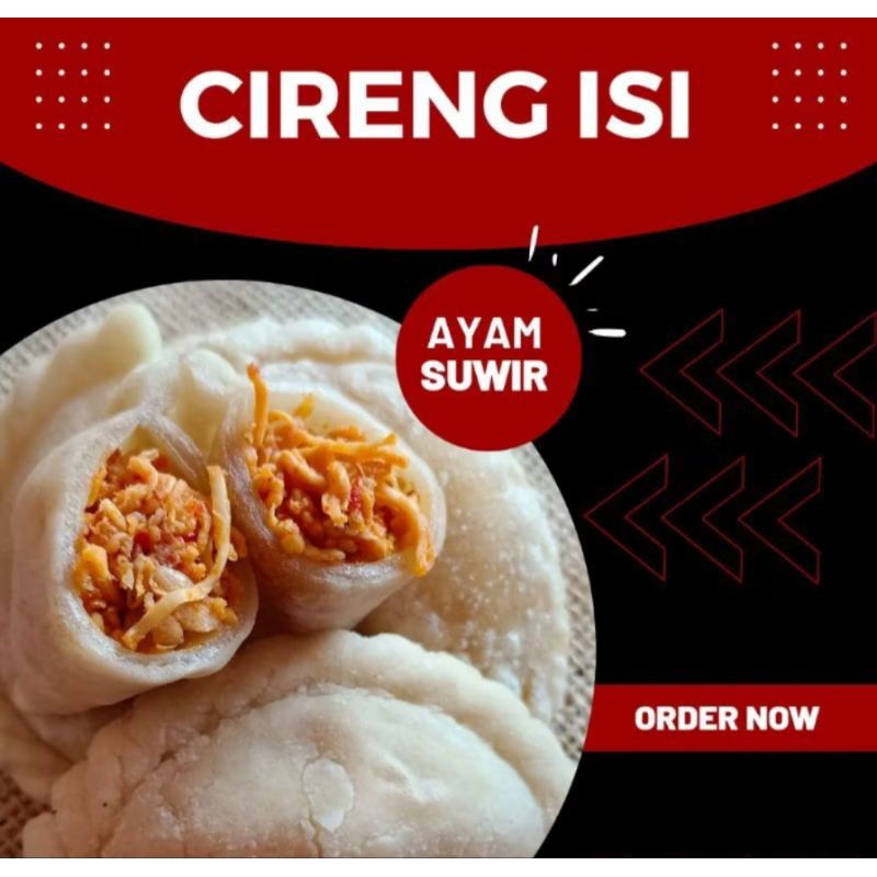 

Cireng Isi Ayam Suwir Pedas dan Original 10pcs