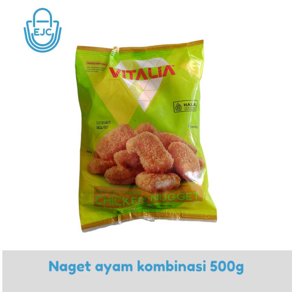 

CHICKEN NUGGET AYAM KOMBINASI VITALIA 500GR