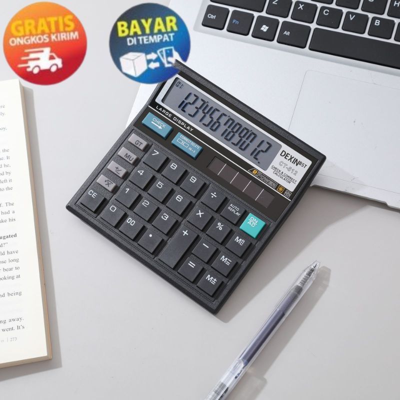 

MIKADO - KP201 KALKULATOR CT512 12 DIGIT CALCULATOR CHECK & CORRECT DUAL 2 POWER KALKULATOR KERJA KALKULATOR PASAR KALKULATOR SEKOLAH STATIONARY