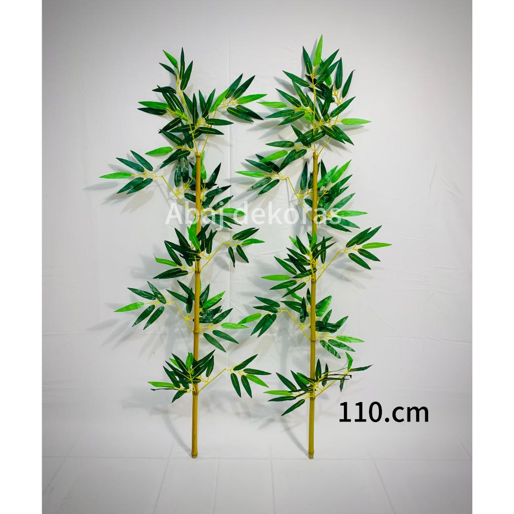 Batang Bambu Partisi 110cm Tirai Partisi Penyekat Pembatas Ruangan Dekorasi Rumah Tanaman Hias