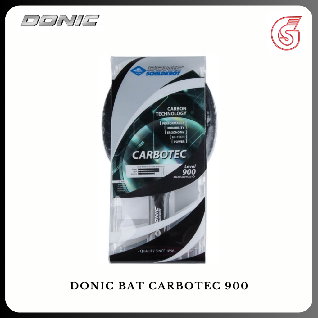 BET PING PONG DONIC BAT CARBOTEC 900