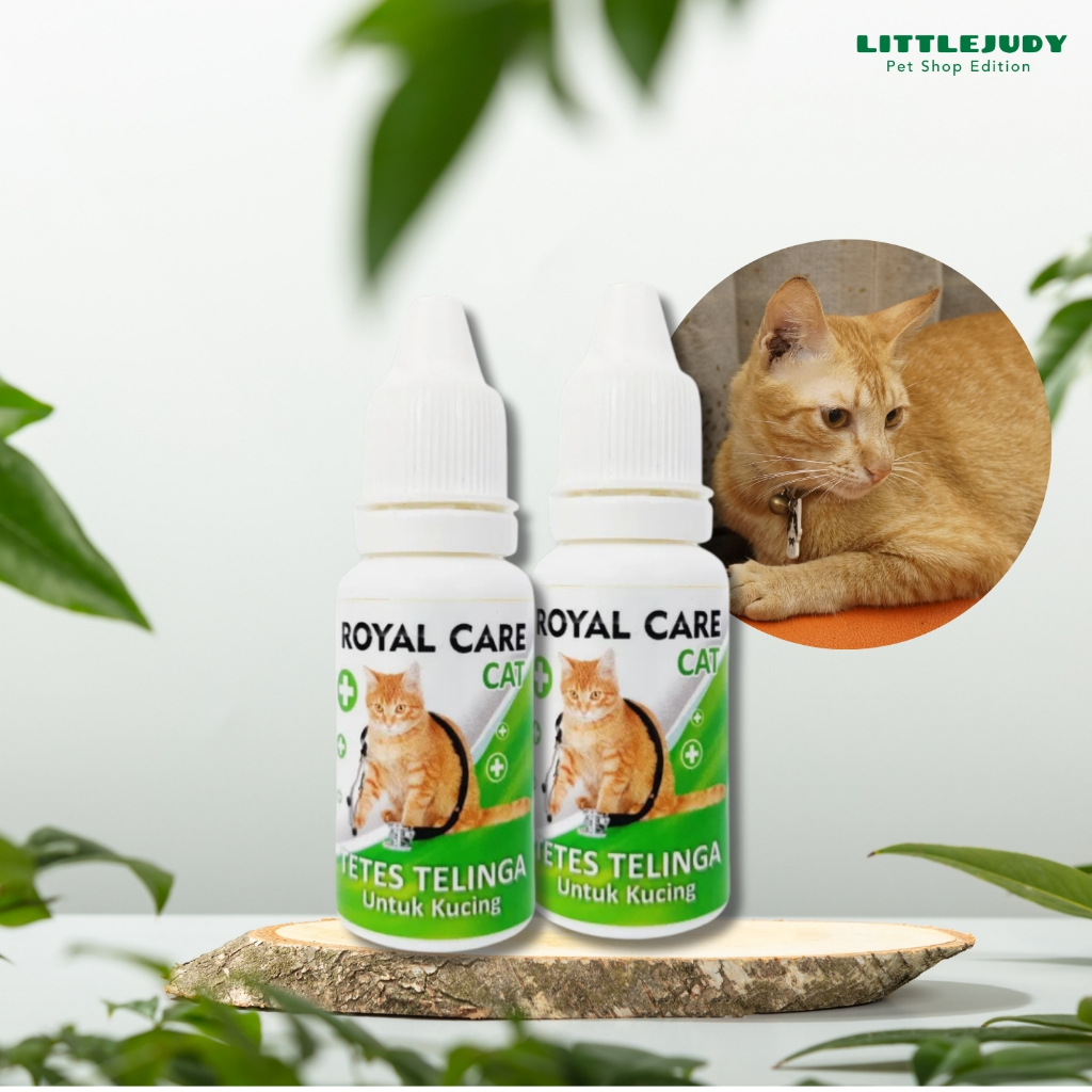 Obat Tetes Telinga Kucing Royal Care 10ml - Obat Pembersih Telinga Kucing