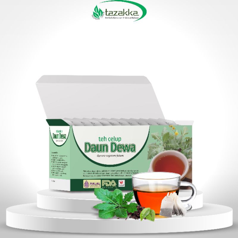 

Teh Celup Daun Dewa Herbal Tazakka Original isi 20 Kantung