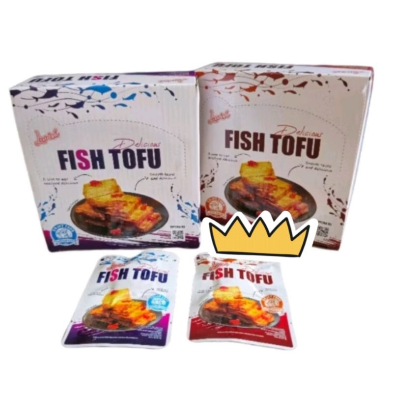 

LUVISH FISH TOFU/ 1 BOX ISI 30 PCS @ 8 GR